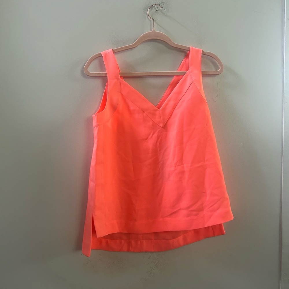 Banana republic vibrant orange‎ tank top blouse XS